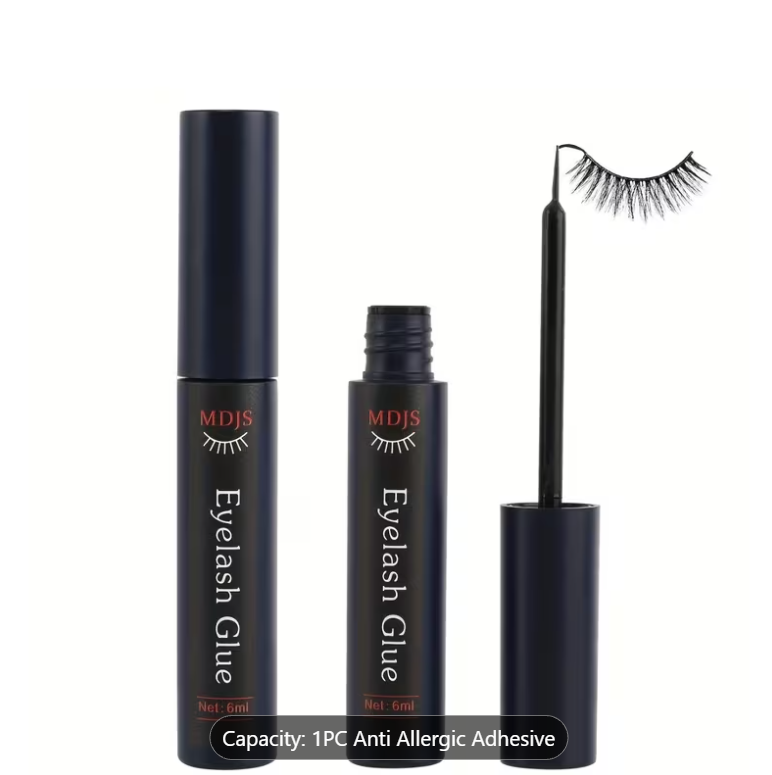 False Eyelash Glue | Super Strong Hold Quick-Drying Black Adhesive