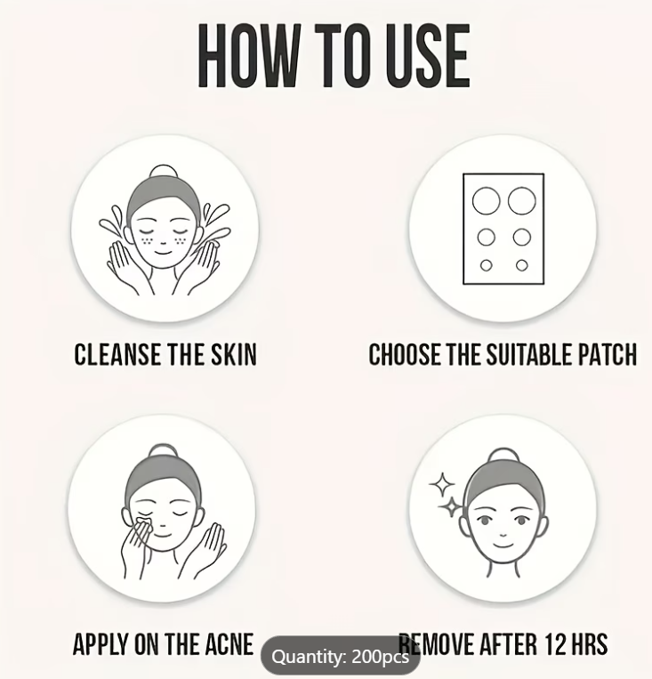 Cover & Heal Overnight | Hydrocolloid Pimple Patches with Salicylic Acid