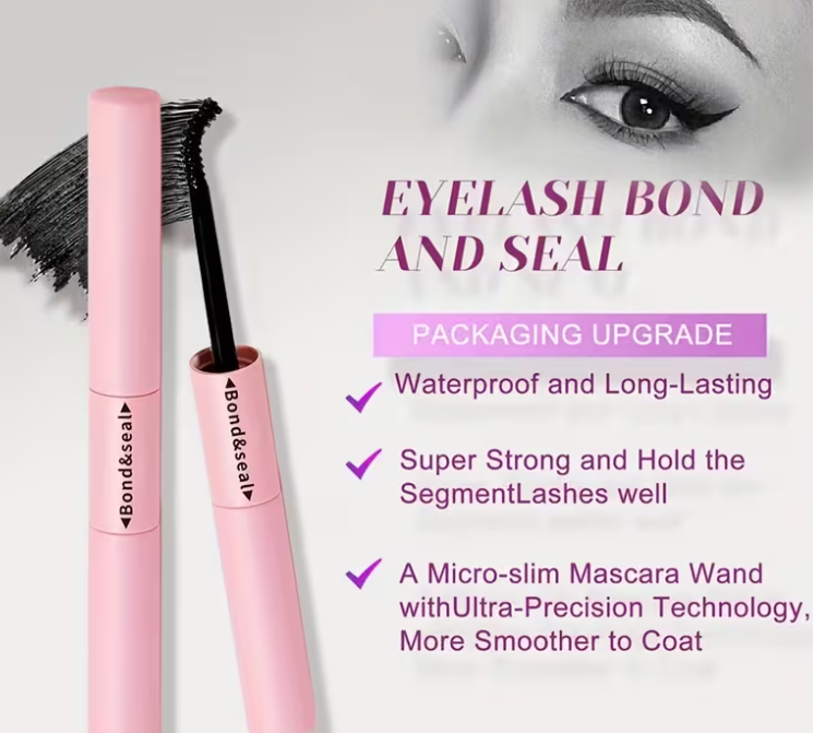 The Lash Glue That Actually Lasts | 2-in-1 Bond, Seal & Tweezers