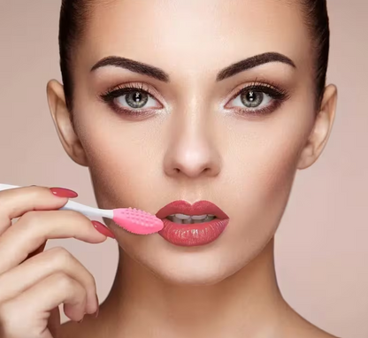 Smooth, Soft Lips at Home | Silicone Exfoliating Lip & Nose Brush