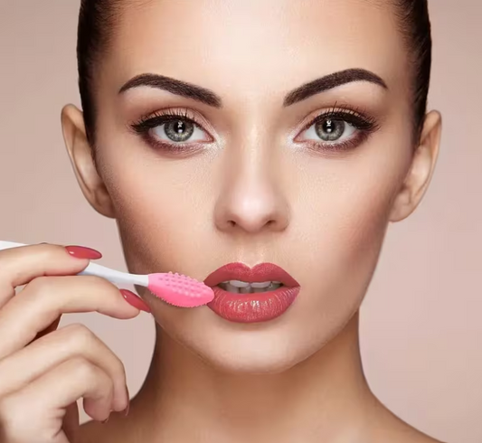 Smooth, Soft Lips at Home | Silicone Exfoliating Lip & Nose Brush