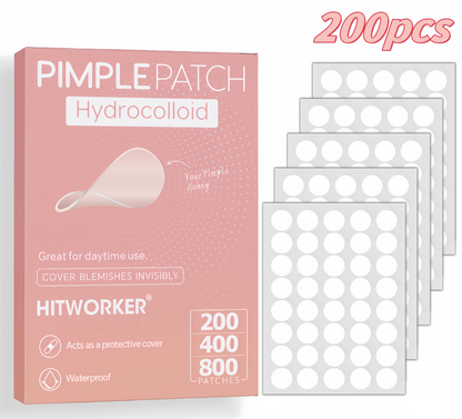 Cover & Heal Overnight | Hydrocolloid Pimple Patches with Salicylic Acid