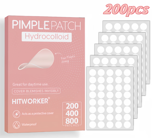 Cover & Heal Overnight | Hydrocolloid Pimple Patches with Salicylic Acid