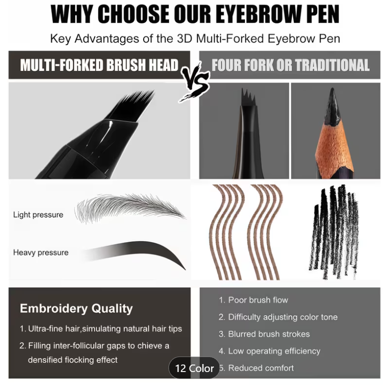 Fuller, Natural-Looking Brows in Seconds | Waterproof Brow Pen