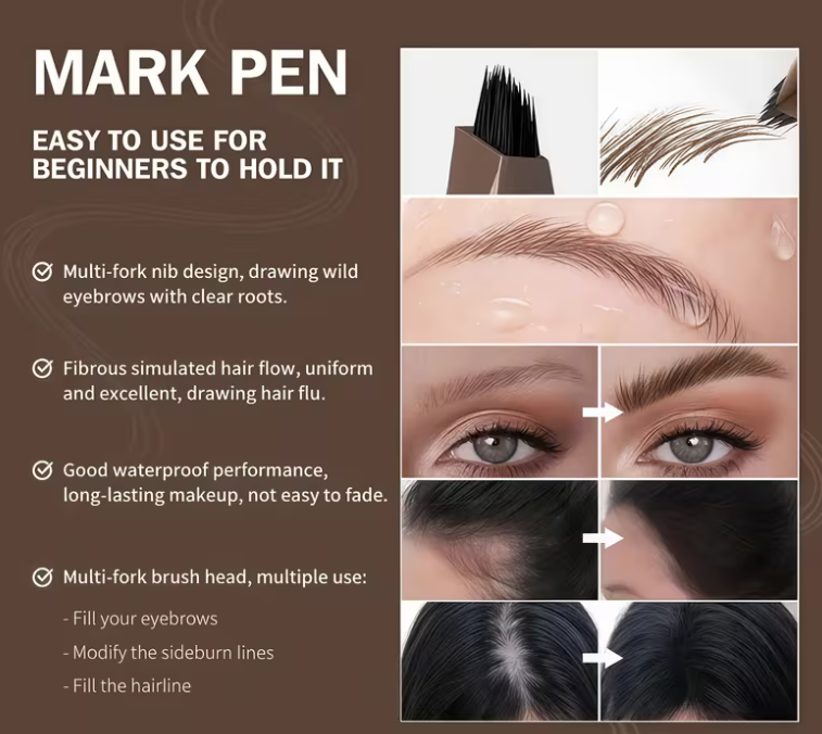 Fuller, Natural-Looking Brows in Seconds | Waterproof Brow Pen