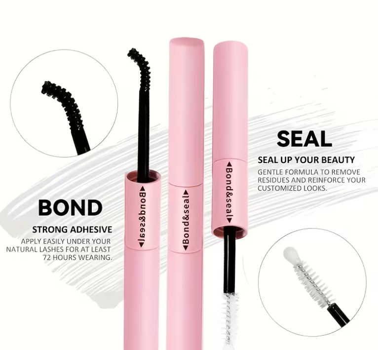The Lash Glue That Actually Lasts | 2-in-1 Bond, Seal & Tweezers
