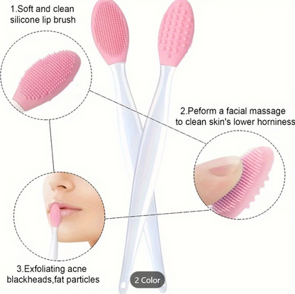 Smooth, Soft Lips at Home | Silicone Exfoliating Lip & Nose Brush