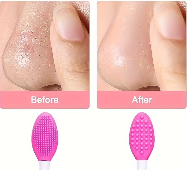 Smooth, Soft Lips at Home | Silicone Exfoliating Lip & Nose Brush