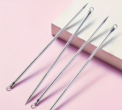 Say Goodbye to Blackheads | Stainless Steel Dual-Ended Extractor Tool