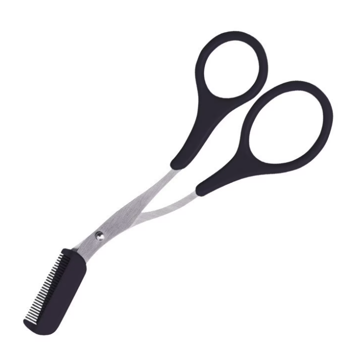 Salon Brows at Home | Eyebrow Trimmer Scissors with Comb