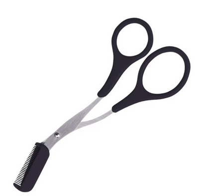 Salon Brows at Home | Eyebrow Trimmer Scissors with Comb