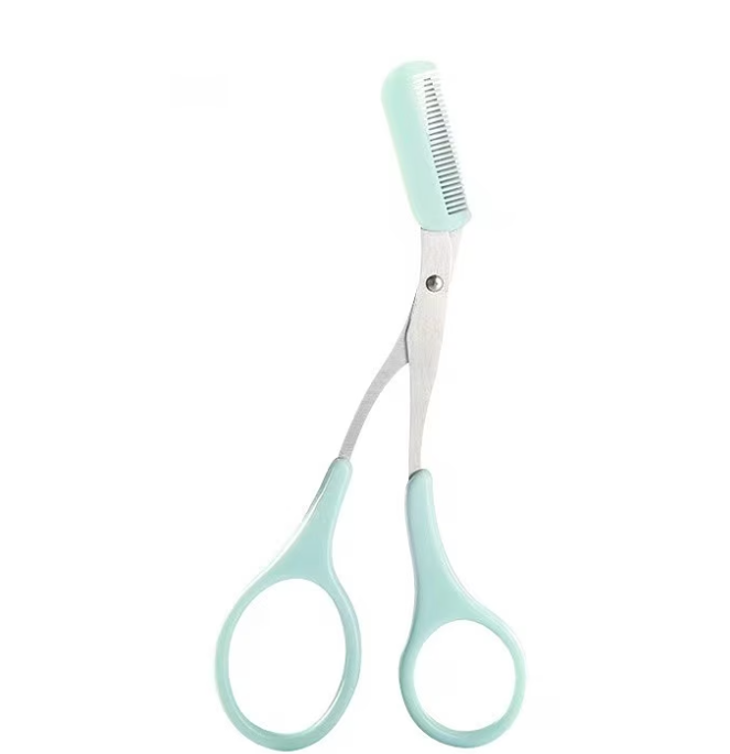 Salon Brows at Home | Eyebrow Trimmer Scissors with Comb