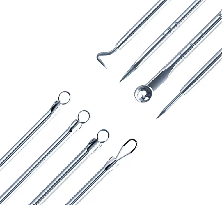 Clear Skin, Zero Excuses | 4pc Professional Blackhead & Pimple Extractor Kit