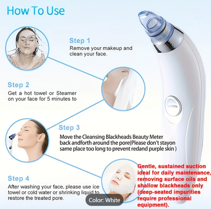 Salon-Level Pore Cleansing | GENAI Electric Blackhead Vacuum Remover