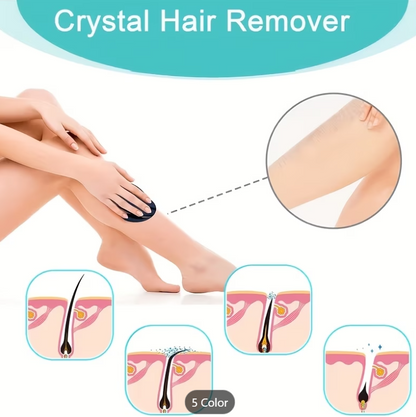 Painless Hair Removal in Minutes | Reusable Crystal Hair Eraser