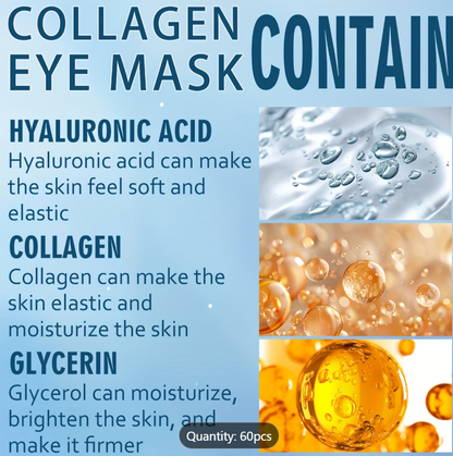 De-Puff, Hydrate, Glow | Collagen Retinol Under Eye Mask Set