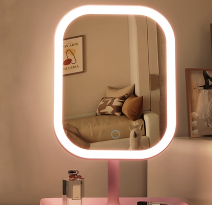 Your Personal Glow-Up Station | LED Rechargeable Vanity Mirror