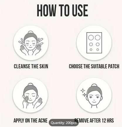 Cover & Heal Overnight | Hydrocolloid Pimple Patches with Salicylic Acid