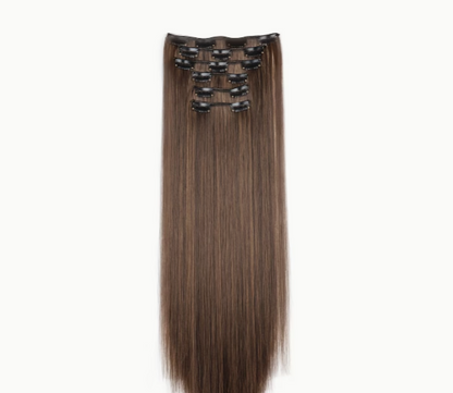 Instant Length & Volume | 24" Clip-In Hair Extensions (16 Clips)